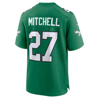 Philadelphia Eagles Quinyon Mitchell Kelly Green Alternate Game Jersey
