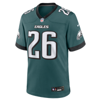 Philadelphia Eagles Saquon Barkley Midnight Green Team Game Jersey