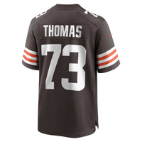 Cleveland Browns Joe Thomas Brown Retired Player Game Jersey