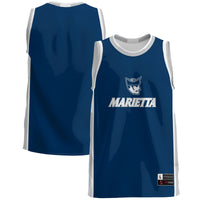 Marietta College Pioneers Lightweight Basketball Jersey - Navy