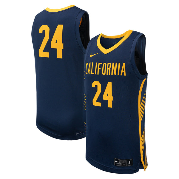 #24 Cal Bears Replica Basketball Jersey - Navy