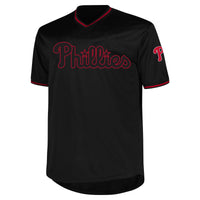 Philadelphia Phillies Black Big & Tall Pop Fashion Jersey