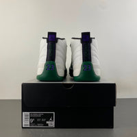 Low Top Sneakers, White Green Purple Colorway, Lace Up Design, Casual Gift for Sneaker Fans