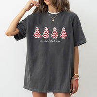 Humorous Candy Cane Christmas T-Shirt, Oh Christmas Tree T-Shirt, Adorable Holiday Graphic Tee, Festive Xmas Tree T-Shirt, Christmas Present