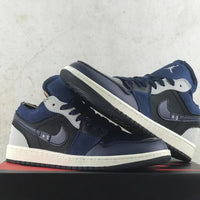 Low Top Sneakers, Midnight Blue Colorway, Lace Up Design, Casual Gift for Sneaker Fans
