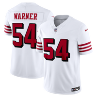 San Francisco 49ers Fred Warner White Alternate Stitched Limited Jersey