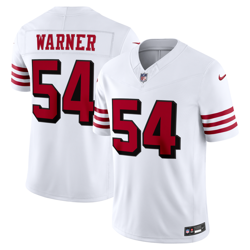 San Francisco 49ers Fred Warner White Alternate Stitched Limited Jersey