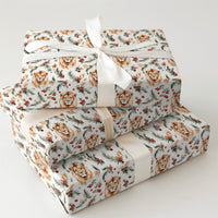 Wildlife Christmas Gift Wrap, Watercolor Lion Wrapping Paper, Majestic Lion Head Holiday Wrapping Paper, Animal Lover Xmas Wrapping Paper