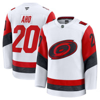 Carolina Hurricanes Sebastian Aho White Away Premium Jersey