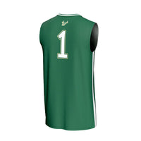 #1 South Florida Bulls Lightweight Collegiate Basketball Fashion Jersey - Green