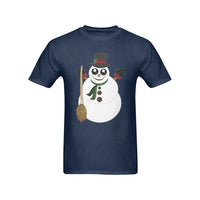 Vintage Winter Holiday Tee, Snowman Graphic T-Shirt, Adorable Snowman Christmas Shirt, Festive Holiday Season Graphic T-Shirt Present
