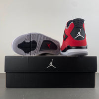 Mid Top Sneakers, Red Black Colorway, Lace Up Design, Casual Gift for Sneaker Fans