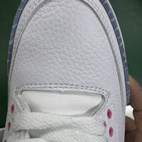 Mid Top Sneakers, White Pink Colorway, Lace Up Design, Casual Gift for Sneaker Fans