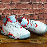 Sneakers, Blue White Colorway, Lace Up Design, Casual Gift for Sneaker Fans