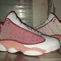 High Top Sneakers, Burgundy White Colorway, Lace Up Design, Casual Gift for Sneaker Fans