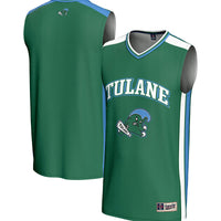 Tulane Green Wave Spirit Basketball Jersey - Green