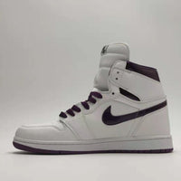 Sneakers, White Purple Colorway, Lace Up Design, Casual Gift for Sneaker Fans