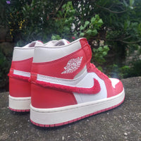 Sneakers, Pink White Colorway, Lace Up Design, Casual Gift for Sneaker Fans