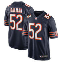 Chicago Bears Drew Dalman Navy Team Game Jersey