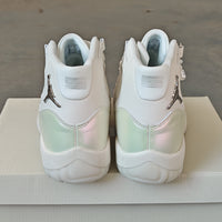 High Top Sneakers, White Colorway, Lace Up Design, Casual Gift for Sneaker Fans