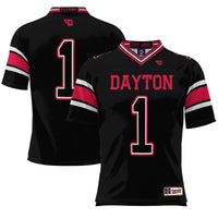 #1 Dayton Flyers Endzone Football Jersey - Black