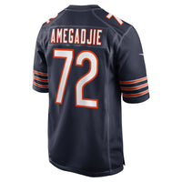 Chicago Bears Kiran Amegadjie Navy Game Jersey