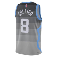 Utah Jazz 2025/26 City Edition Swingman Jersey - Gray - Isaiah Collier