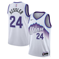 Utah Jazz Replica Association Swingman Jersey - White - Walker Kessler