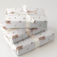 Watercolor Christian Christmas Gift Wrap, Nativity Manger Wrapping Paper, Religious Holiday Wrapping Paper, Faith Church Gift Wrap Roll