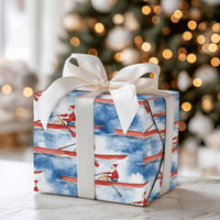 Scull Kayak Christmas Gift Wrap, Rowing Santa Wrapping Paper, Crew Team Santa Claus Wrapping Paper, Athletic Rower Holiday Gift Wrap Roll