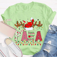 Santa Hat Holiday Paraeducator Tee, Paraprofessional Christmas Lights Shirt, Adorable Christmas SPED T-Shirt, School Staff Xmas Shirt