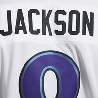 Baltimore Ravens Lamar Jackson White Stitched Limited Jersey