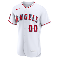 Los Angeles Angels White Home Authentic Custom Jersey