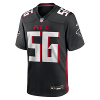 Atlanta Falcons Keith Brooking Black Game Retired Player Jersey