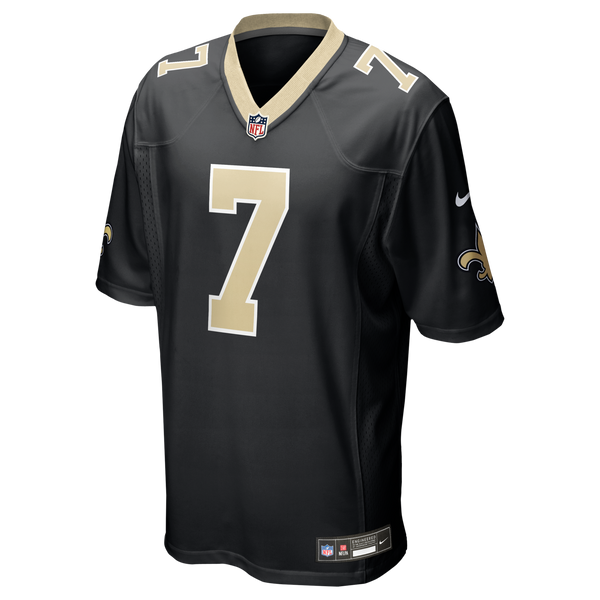 New Orleans Saints Morten Andersen Black Game Retired Player Jersey