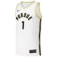 #1 Purdue Boilermakers Replica Basketball Jersey - White