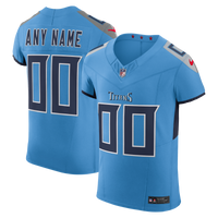 Tennessee Titans Light Blue Team Elite Custom Jersey