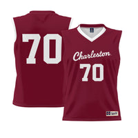 #70 Charleston Cougars Lightweight Basketball Jersey - Crimson