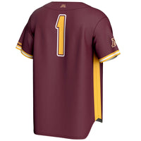 #1 Minnesota Golden Gophers Lightweight Baseball Jersey - Maroon