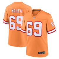 Tampa Bay Buccaneers Cody Mauch Orange Alternate Game Jersey