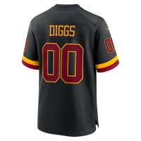 Washington Commanders Stefon Diggs Black Alternate Game Jersey