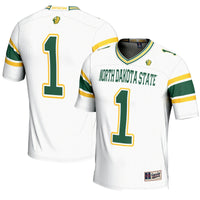 #1 NDSU Bison Endzone Football Jersey - White