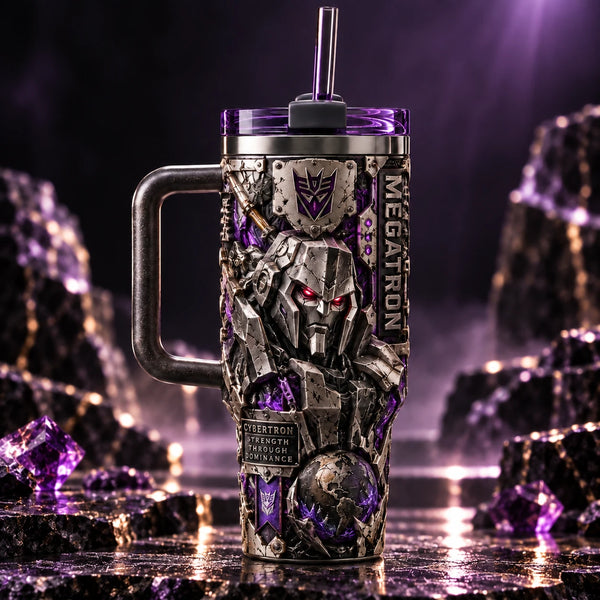 MG - Strength Through Dominance, Silver Relief in Violet Light - main