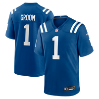 Indianapolis Colts Number 1 Groom Royal Game Jersey