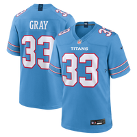Tennessee Titans Cedric Gray Light Blue Game Jersey