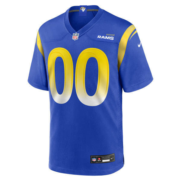 Los Angeles Rams Royal Custom Game Jersey