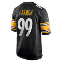 Pittsburgh Steelers Derrick Harmon Black Game Player Jersey