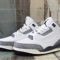 Sneakers, Carbon Gray White Colorway, Lace Up Design, Casual Gift for Sneaker Fans