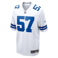 Dallas Cowboys Malachi Lawrence White Game Jersey