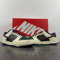 Low Top Sneakers, Army Green Off White Red Colorway, Lace Up Design, Casual Gift for Sneaker Fans